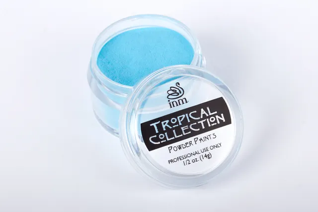 INM Aqua Falls poudre acrylique bleu aqua couvrante