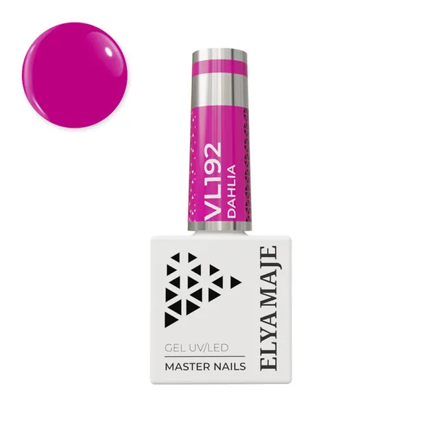 Elyamaje N°192 Dahlia vernis semi-permanent couvrant