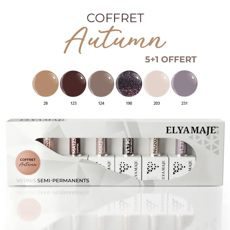 Elyamaje Coffret Autumn vernis semi-permanent édition limitée