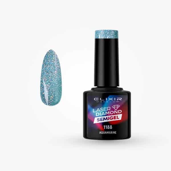 Élixir Laser Diamond vernis semi-permanent 8ml #1188 aquamarine