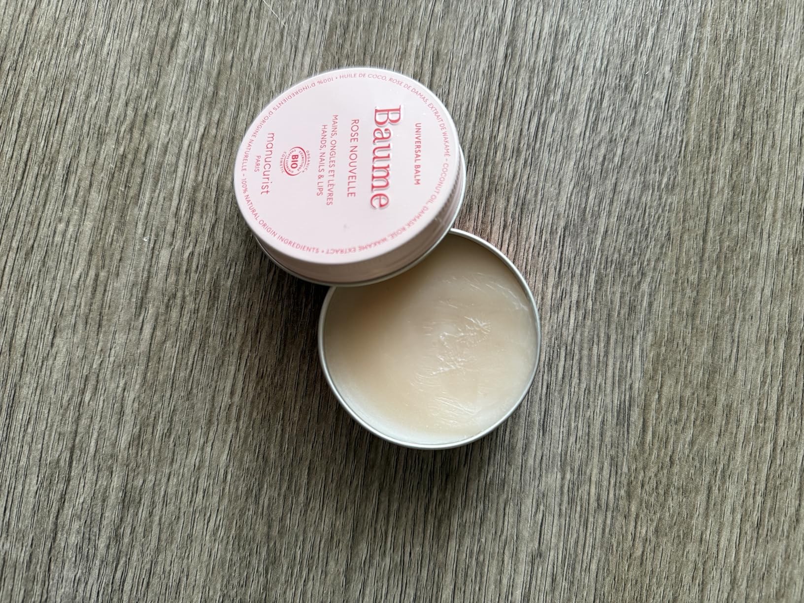 Manucurist Baume Rose soin multi-usage lèvres ongles