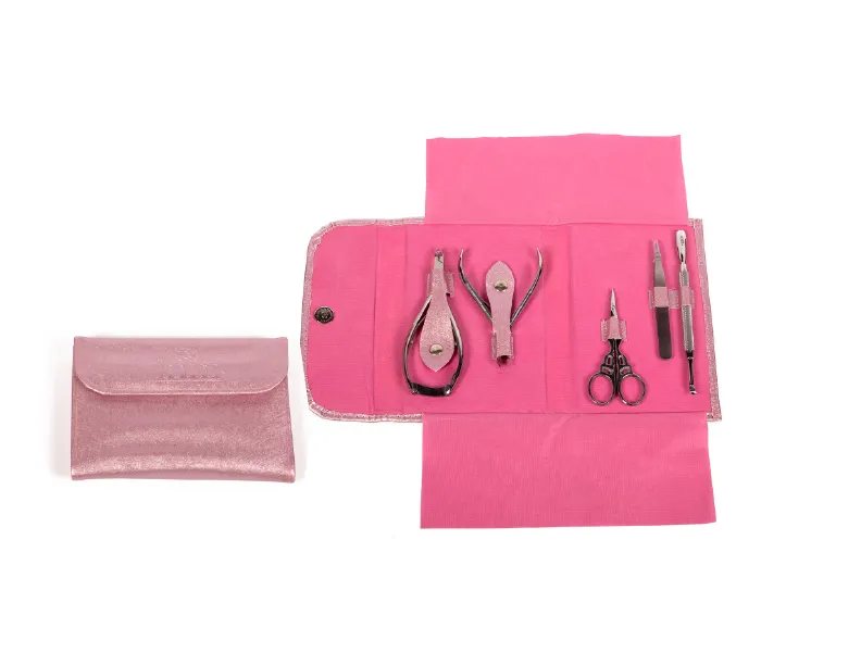 INM Kit manucure rose outils soin complet