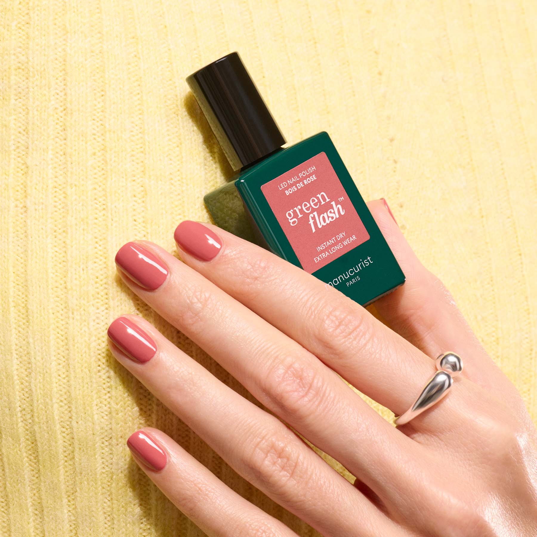 Manucurist Green Flash Bois de Rose vernis semi-permanent