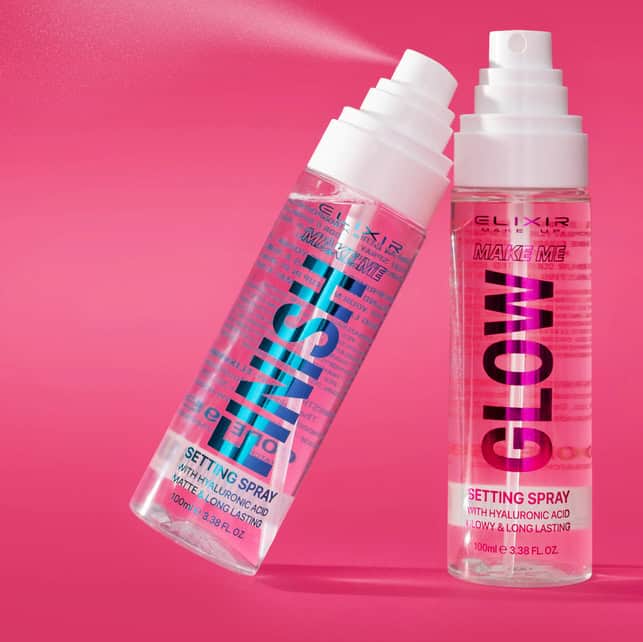Élixir Make Me Glow spray fixateur éclat hydratant