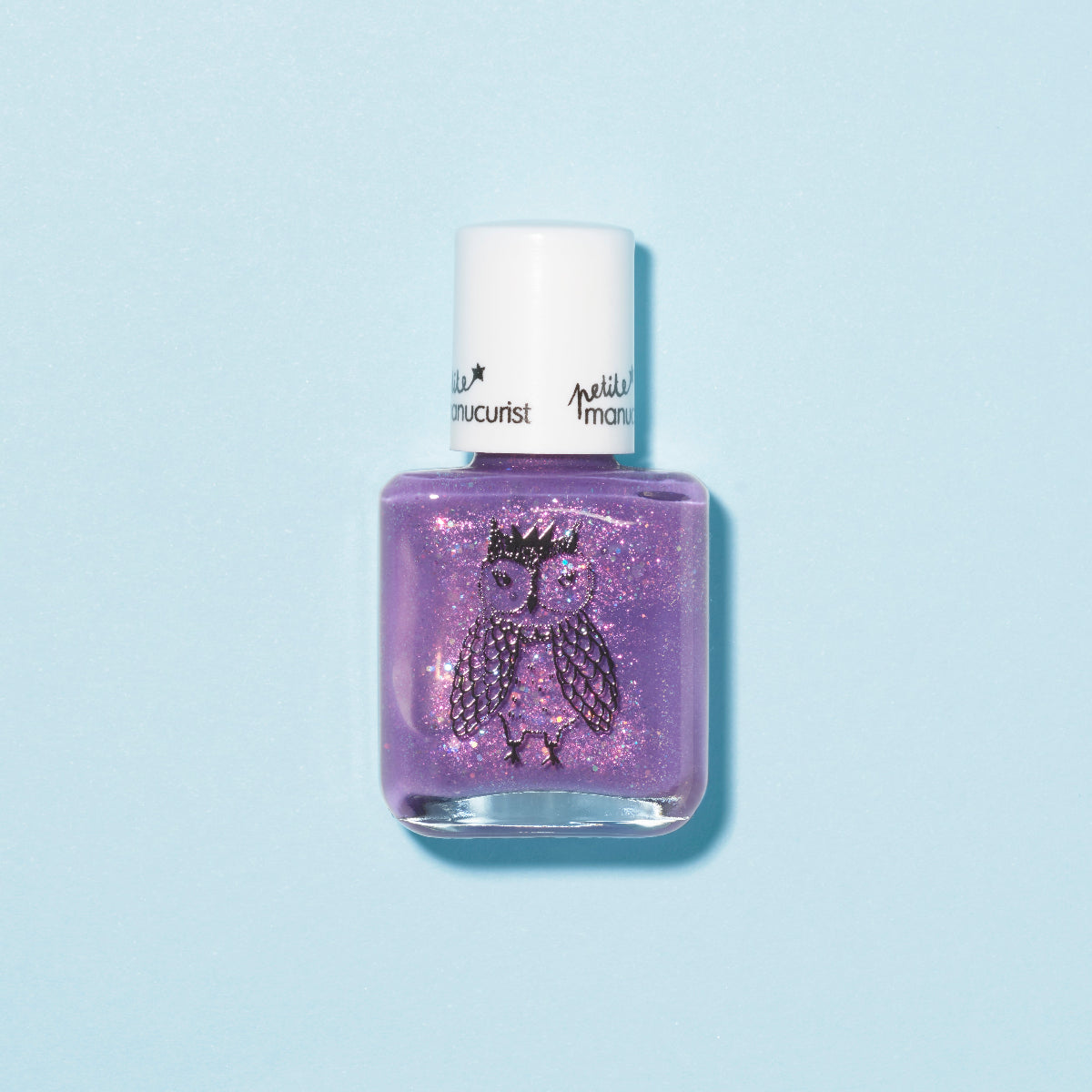 Manucurist Scarlett la chouette vernis enfant violet pailleté