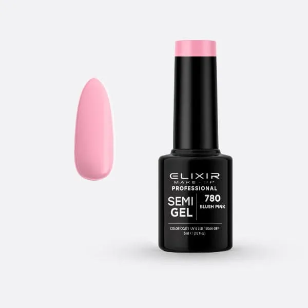 Élixir Semi Gel 780 vernis semi-permanent Blush Pink 5ml longue tenue