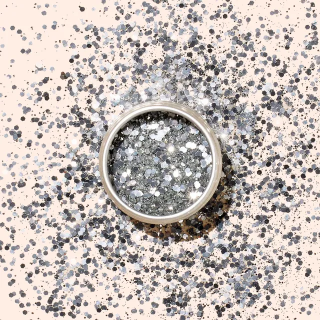 Manucurist Silver paillettes ongles biodégradables argentées