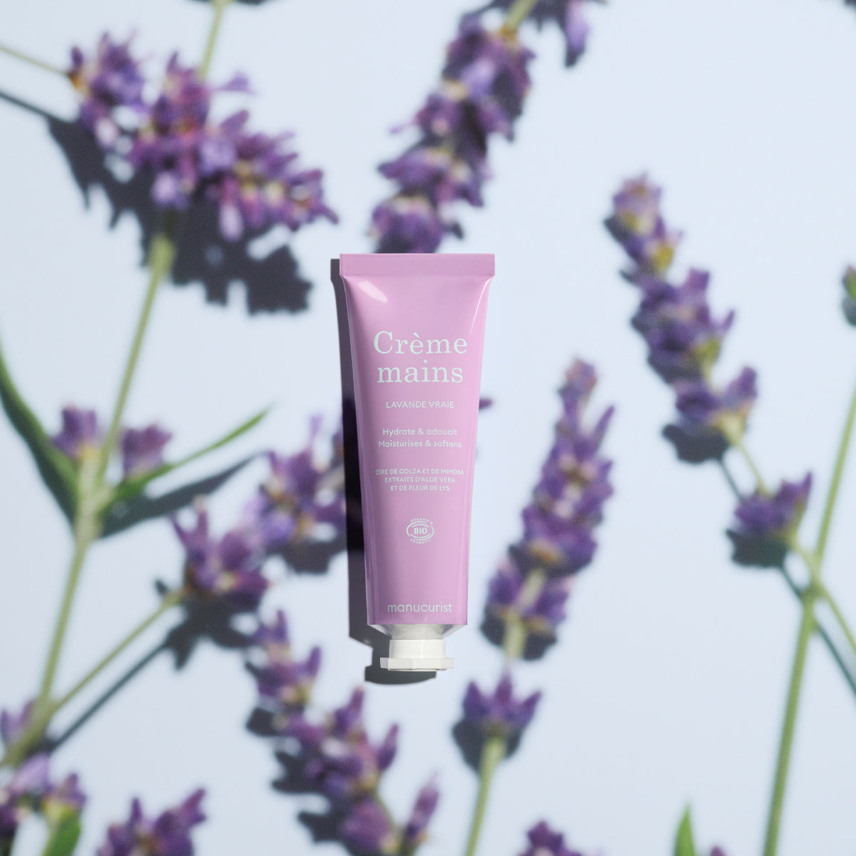 Manucurist Crème Mains Lavande Vraie Cosmos Organic soin bio