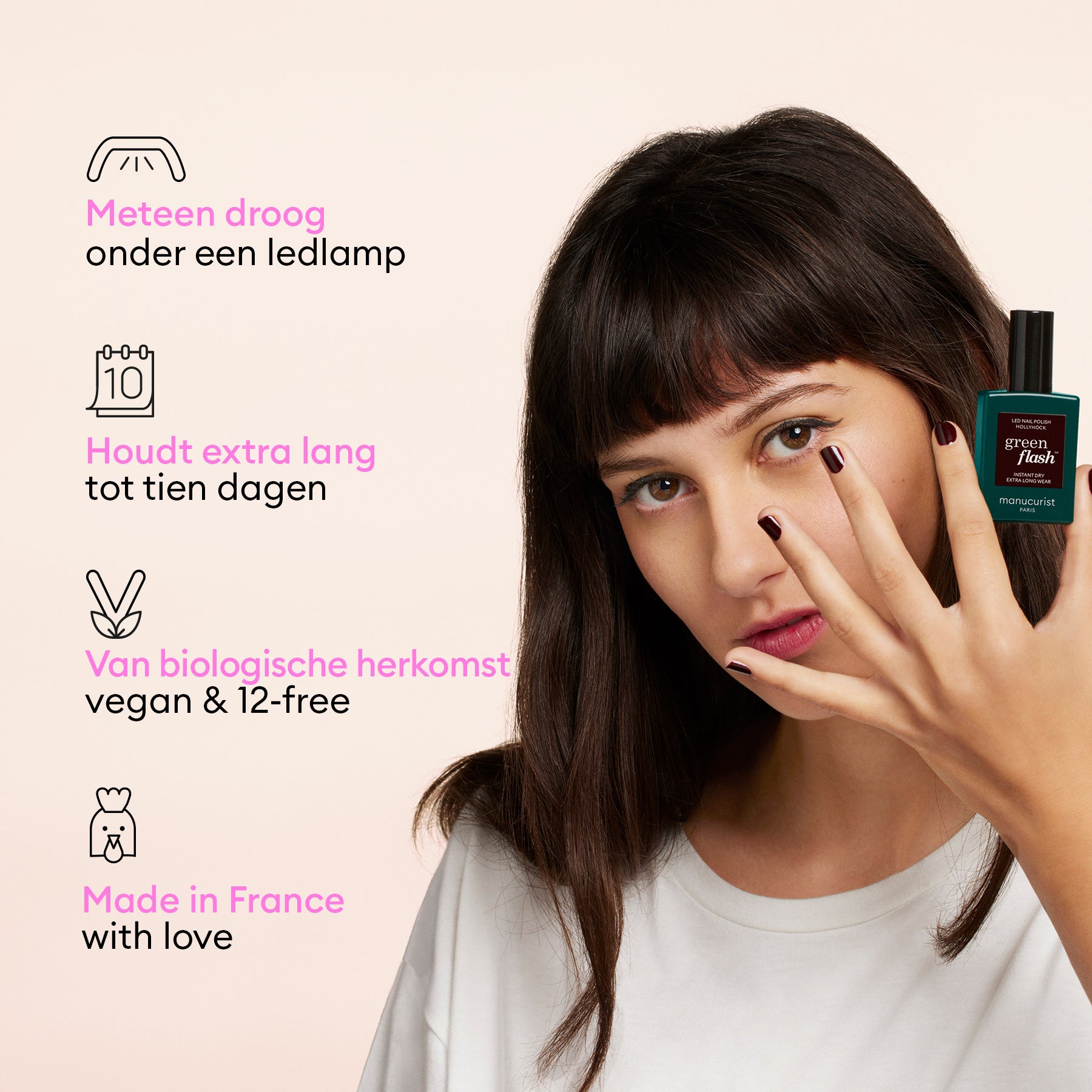 Manucurist Green Flash Welcome Kit vernis LED tenue 10j