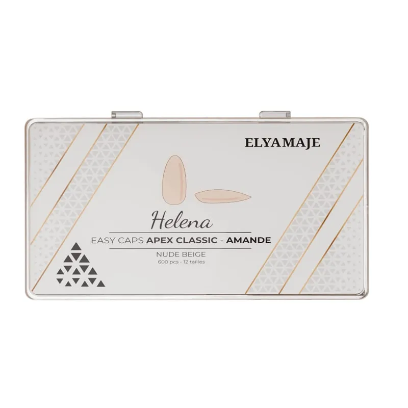 Elyamaje Apex Classic Helena capsules nude beige pose américaine