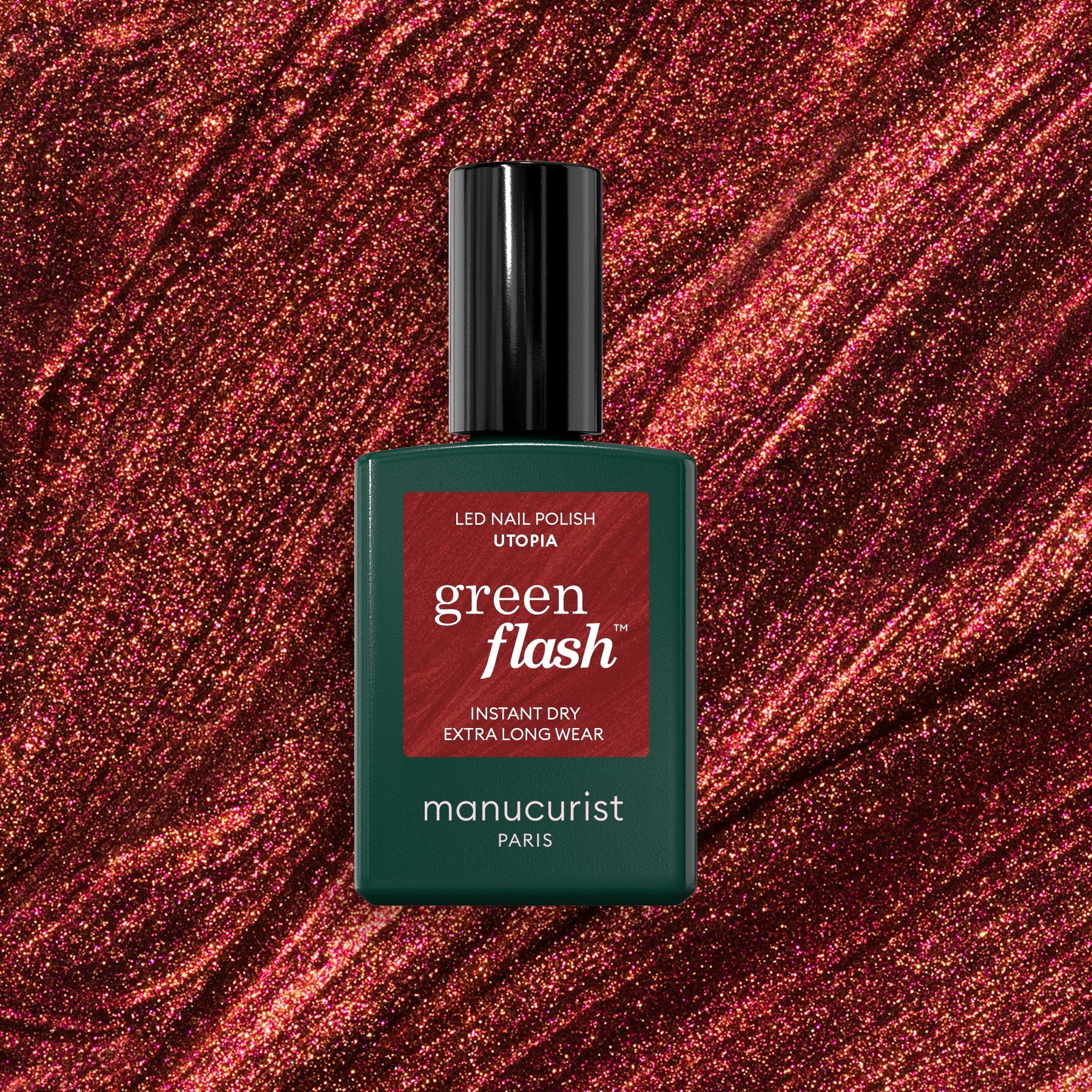 Manucurist Green Flash Utopia vernis semi-permanent cuivré