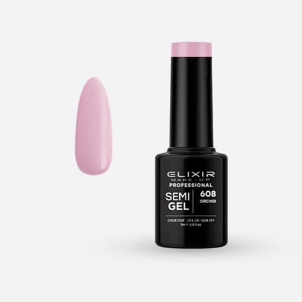 Élixir Semi Gel #608 vernis semi-permanent orchidée 5ml