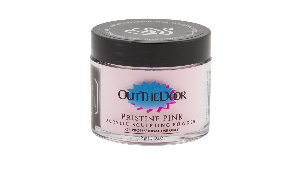 INM Out The Door Pristine Pink poudre acrylique rose