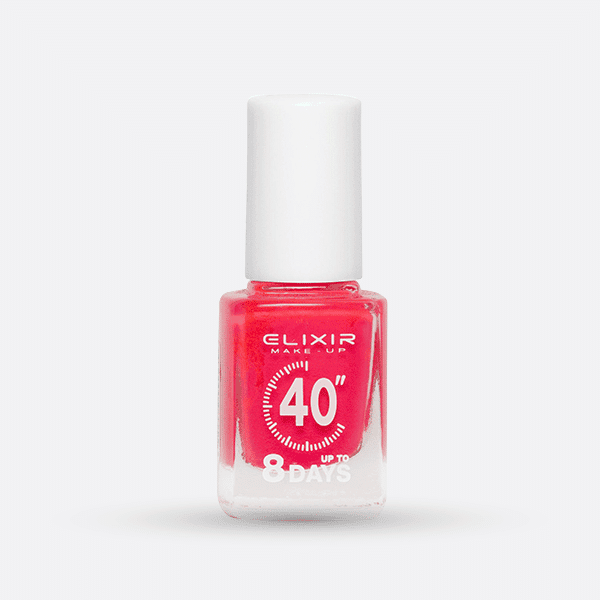 Élixir 40" #031 vernis séchage rapide rose hot pink 8 jours