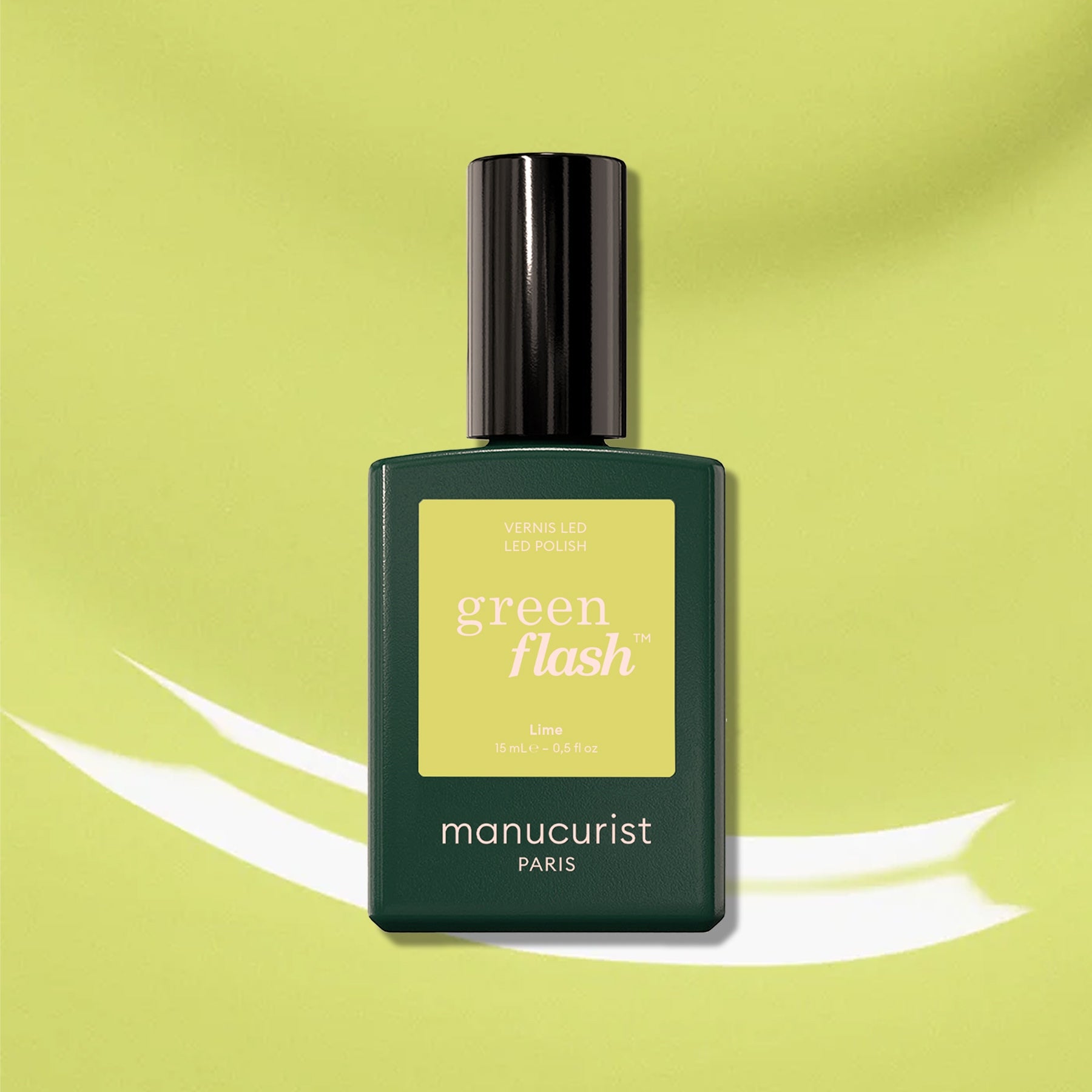 Manucurist Green Flash Lime vernis semi-permanent anis