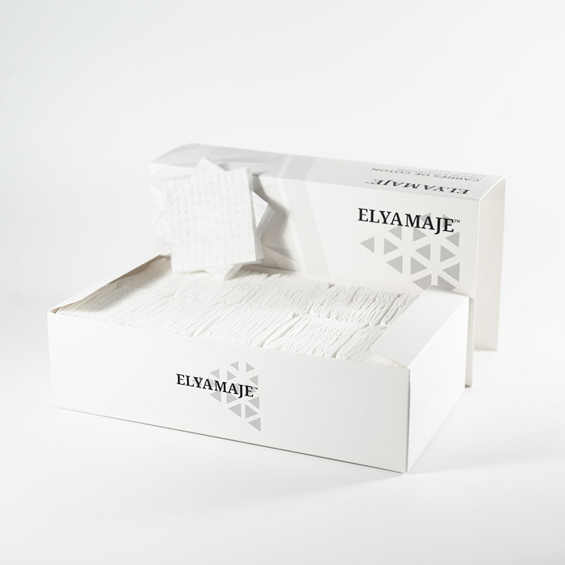 Elyamaje Carrés de coton polyester viscose 500 pièces
