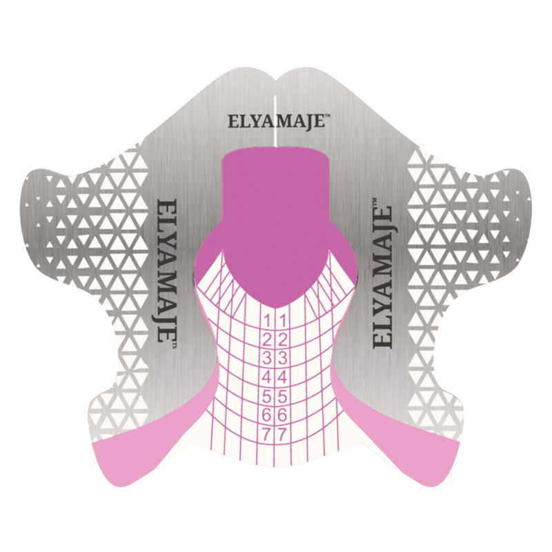 Elyamaje Chablon Papillon papier forme 500 pcs rallongement