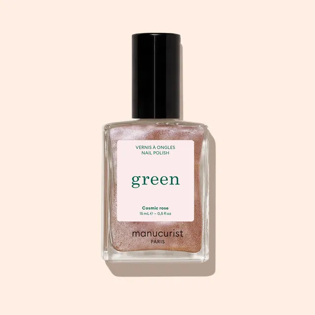 Manucurist Green Cosmic Rose vernis à ongles rose irisé