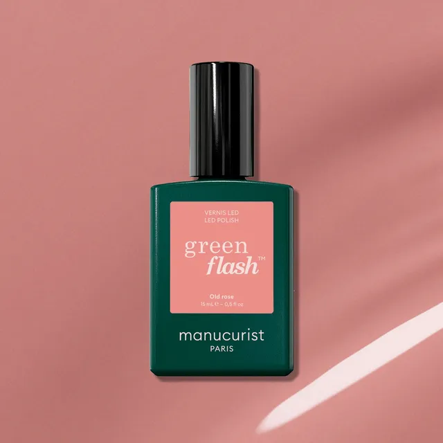 Manucurist Green Flash Old Rose vernis semi-permanent rose poudré
