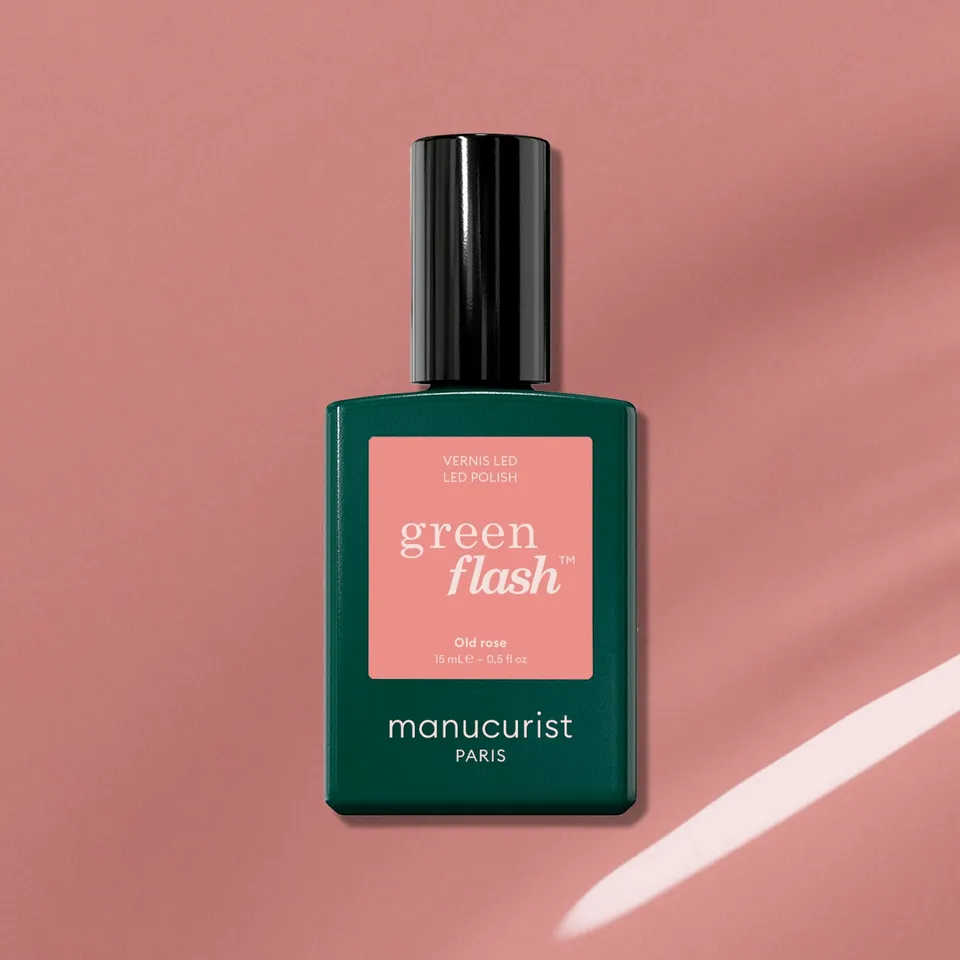 Manucurist Green Flash Old Rose vernis semi-permanent rose poudré