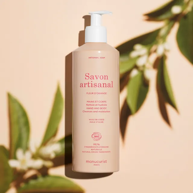 Manucurist Savon Artisanal Fleur d'Oranger savon mains 500ml