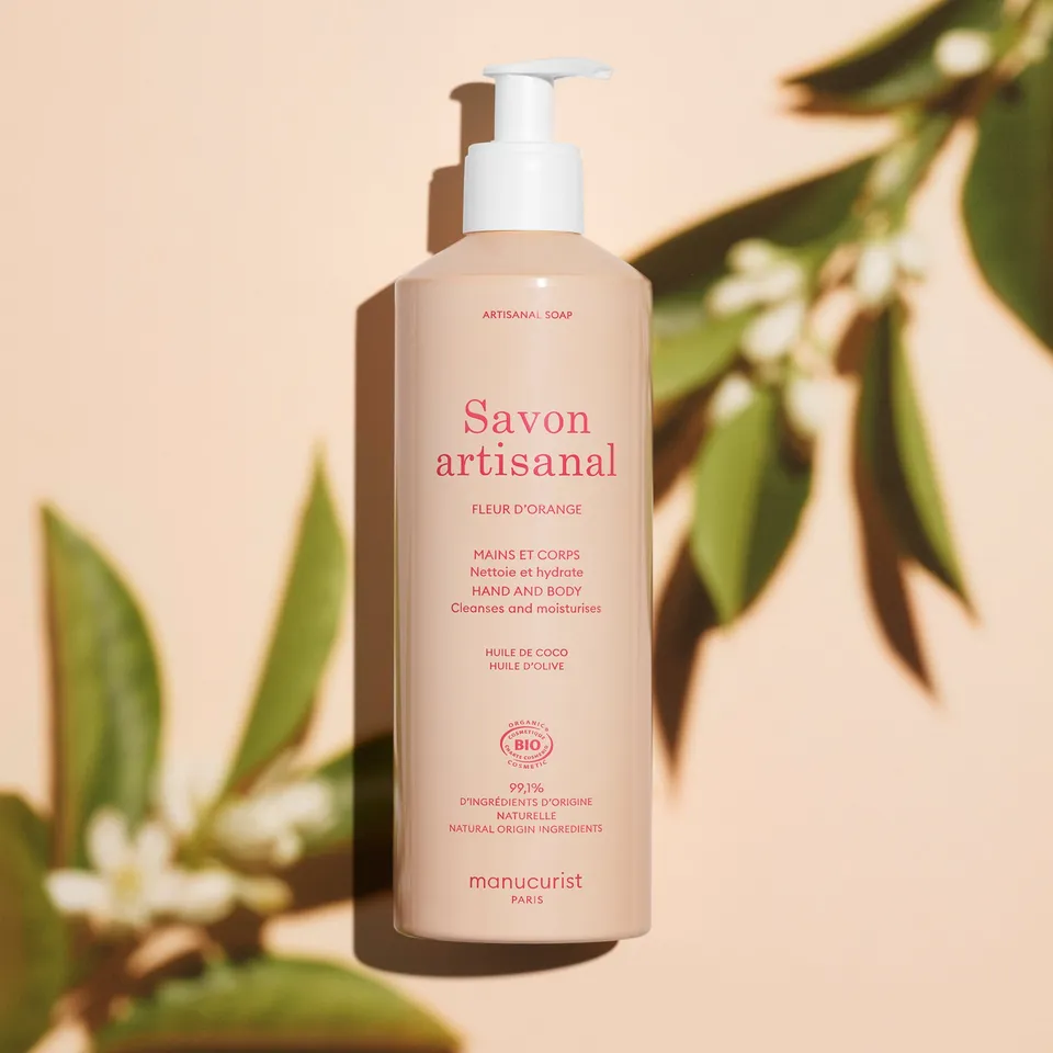 Manucurist Savon Artisanal Fleur d'Oranger savon mains 500ml