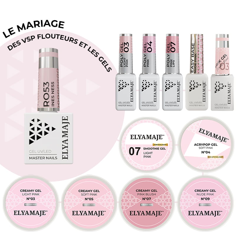 ElyaMaje N°53 Ines Ness vernis semi-permanent couvrant