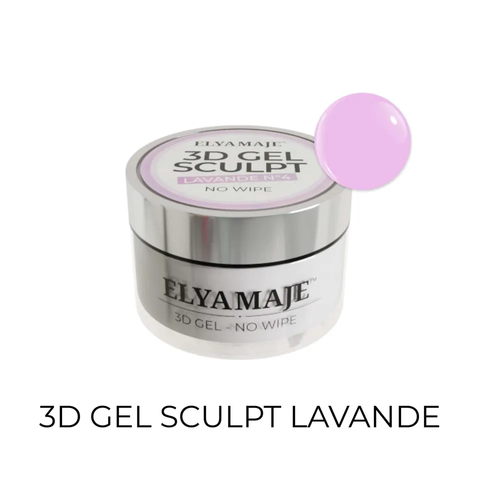 Elyamaje 3D Gel Sculpt N°4 Lavande gel nail art