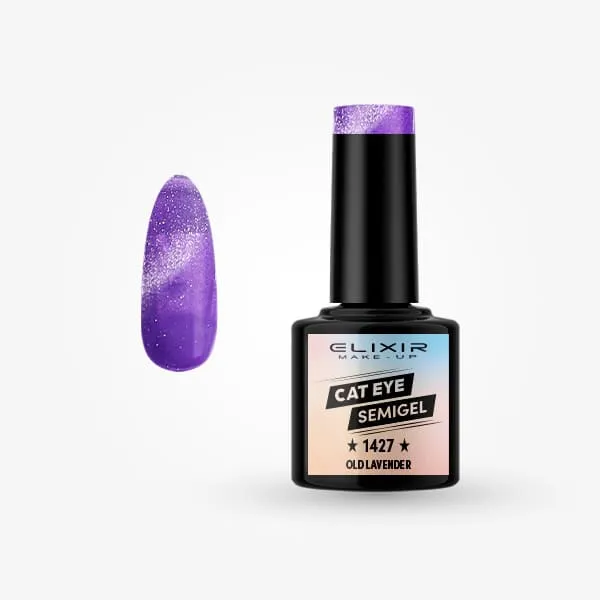 Élixir Semi Gel vernis semi-permanent 1427 Old Lavender 8ml longue tenue