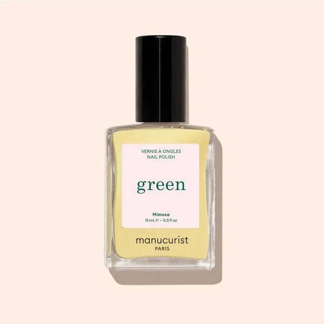Manucurist Green Mimosa vernis à ongles jaune pastel