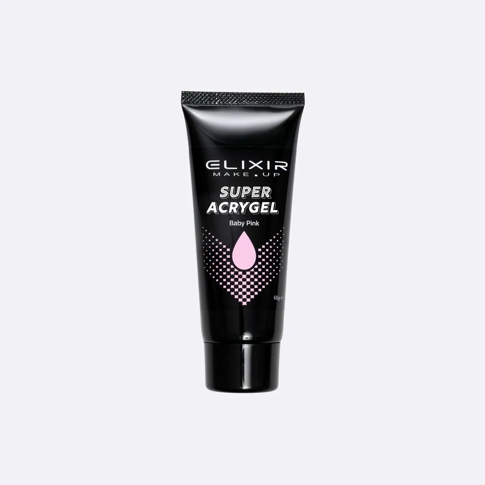 Élixir Super Acrygel ongle 907D Baby Pink 60 g solide