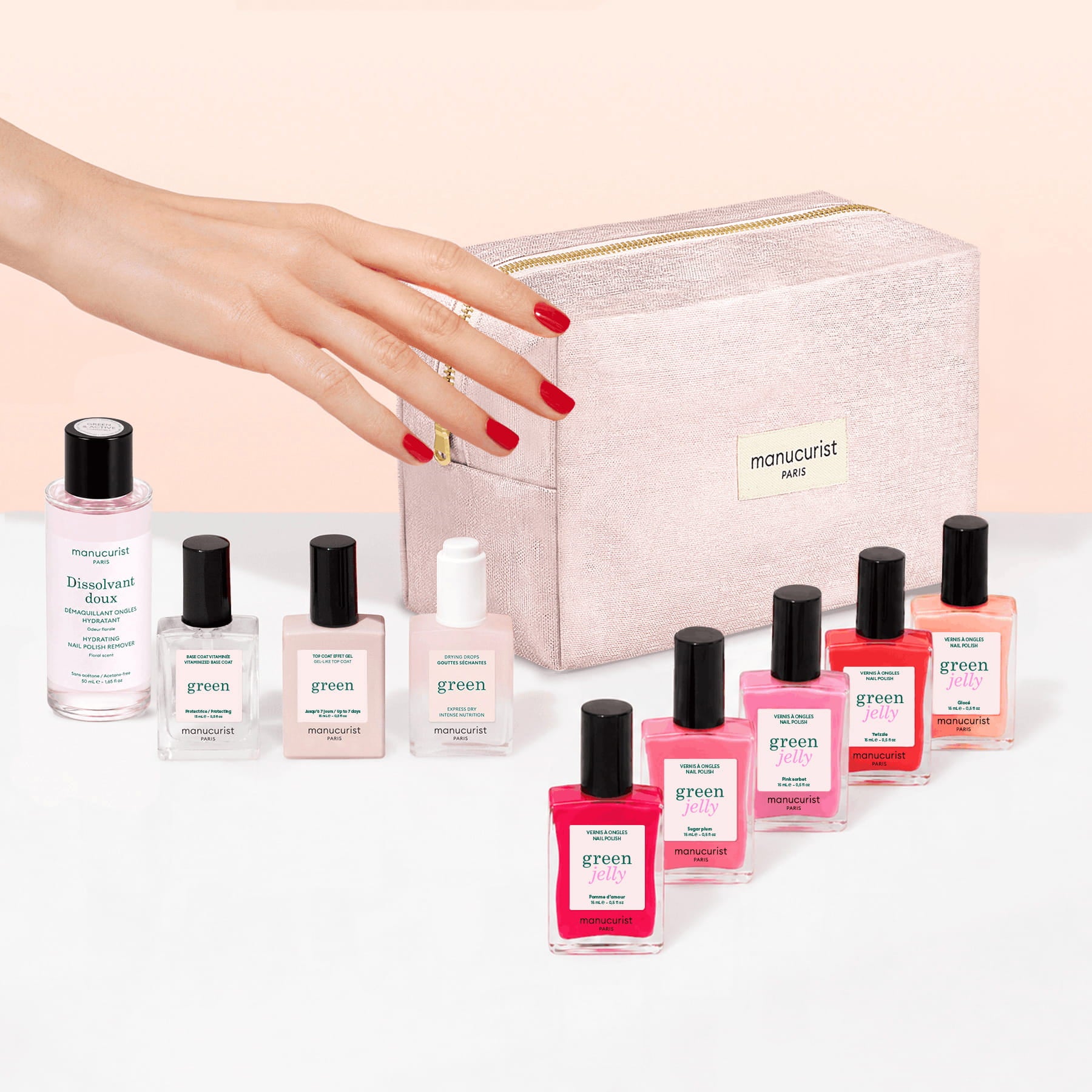 Manucurist Green Super Starter Kit Jelly vernis 5 couleurs