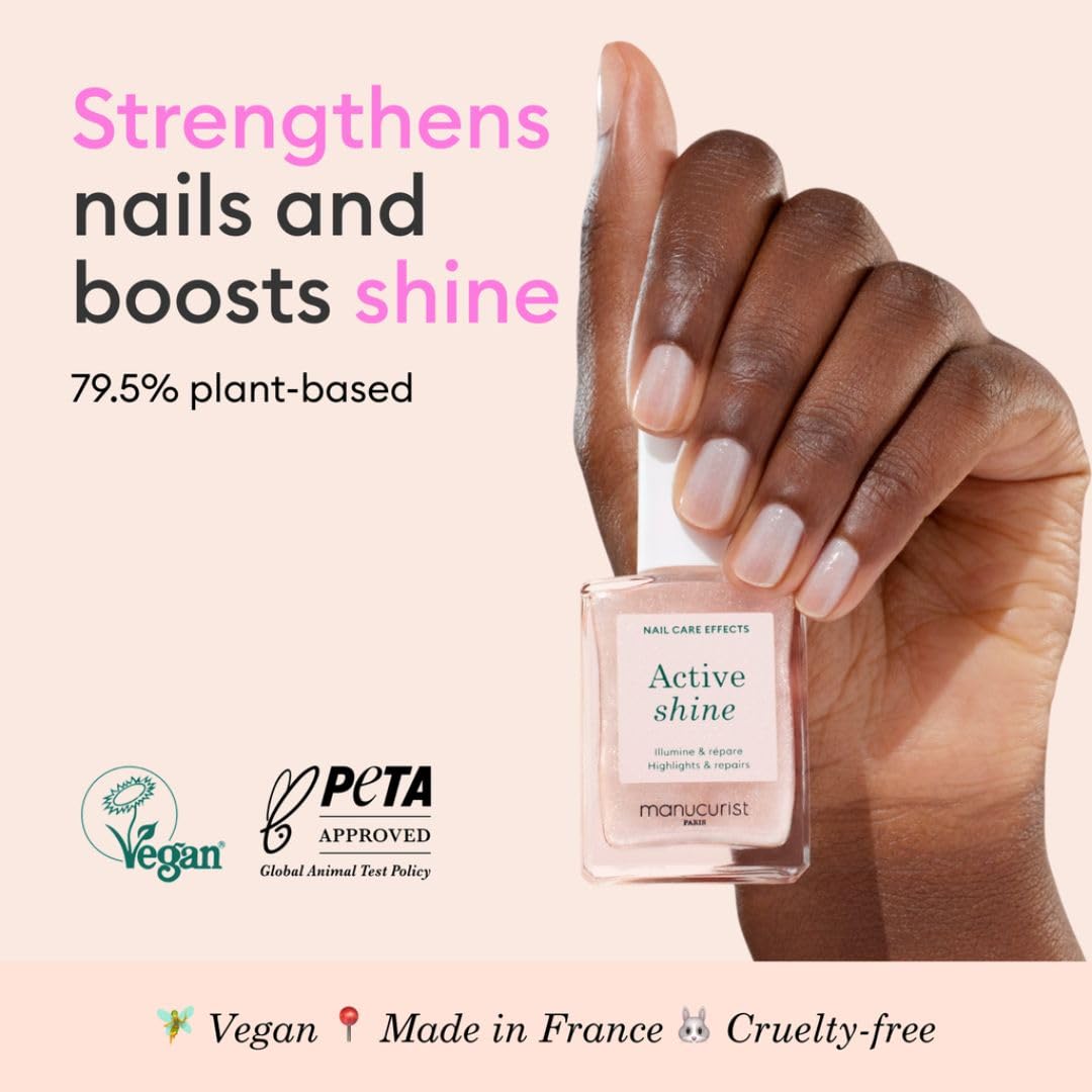 Manucurist Active Shine Nude vernis soin beige nacré