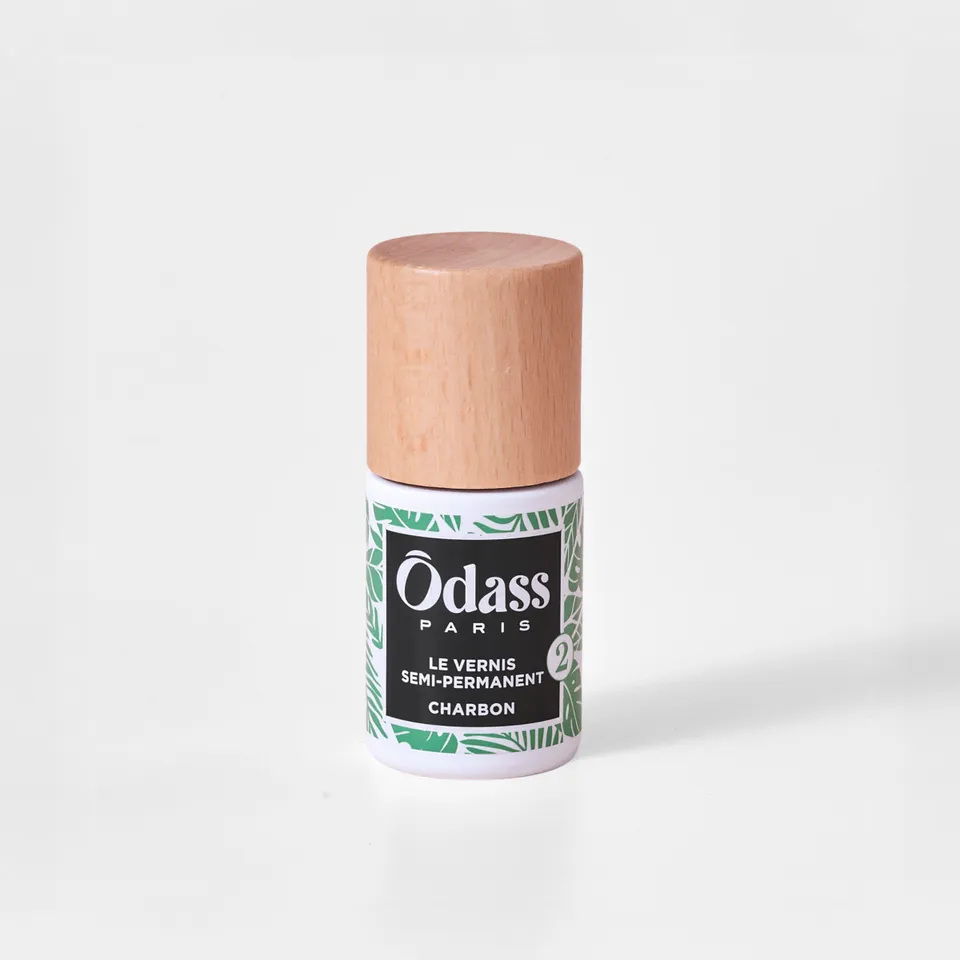 Ôdass Paris Charbon vernis semi-permanent noir 10ml
