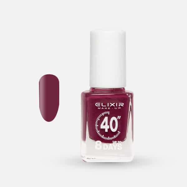 Élixir 40″ Up to 8 Days vernis #234 Plum séchage 40s
