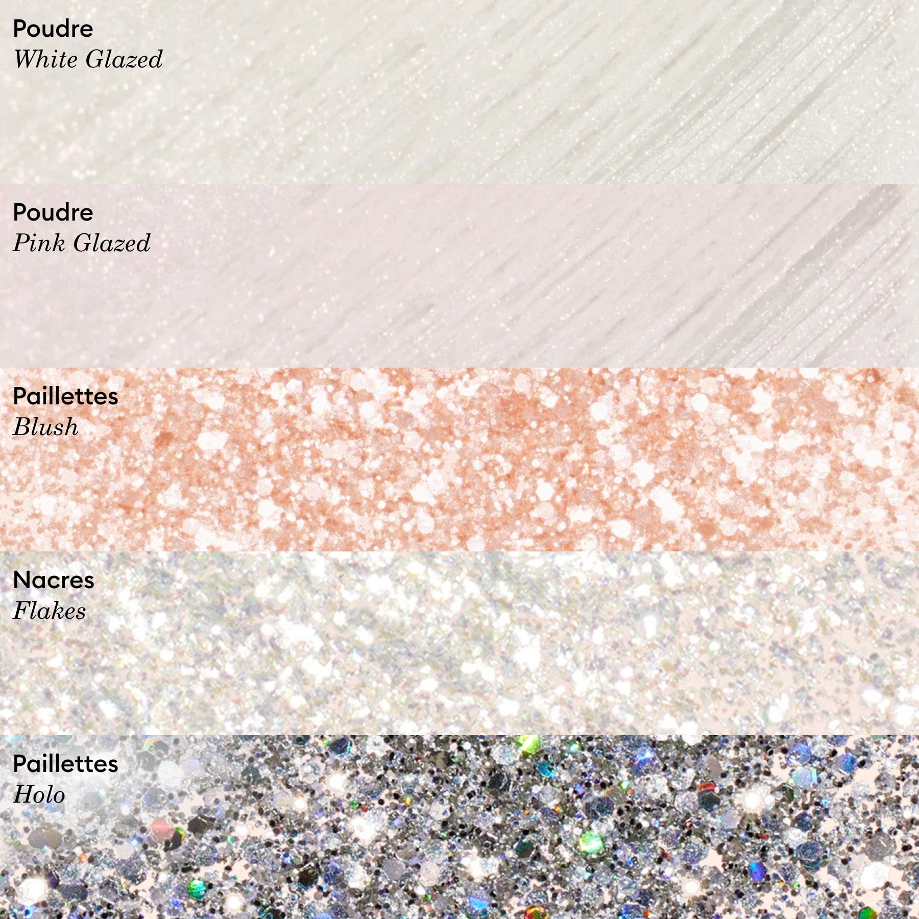 Manucurist Nacres Flakes poudre nail art effet nacré