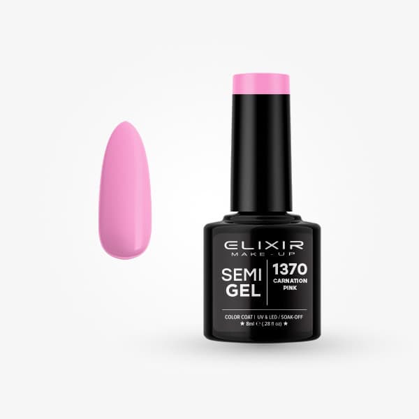 Élixir 1370 vernis semi-permanent 8ml Carnation Pink