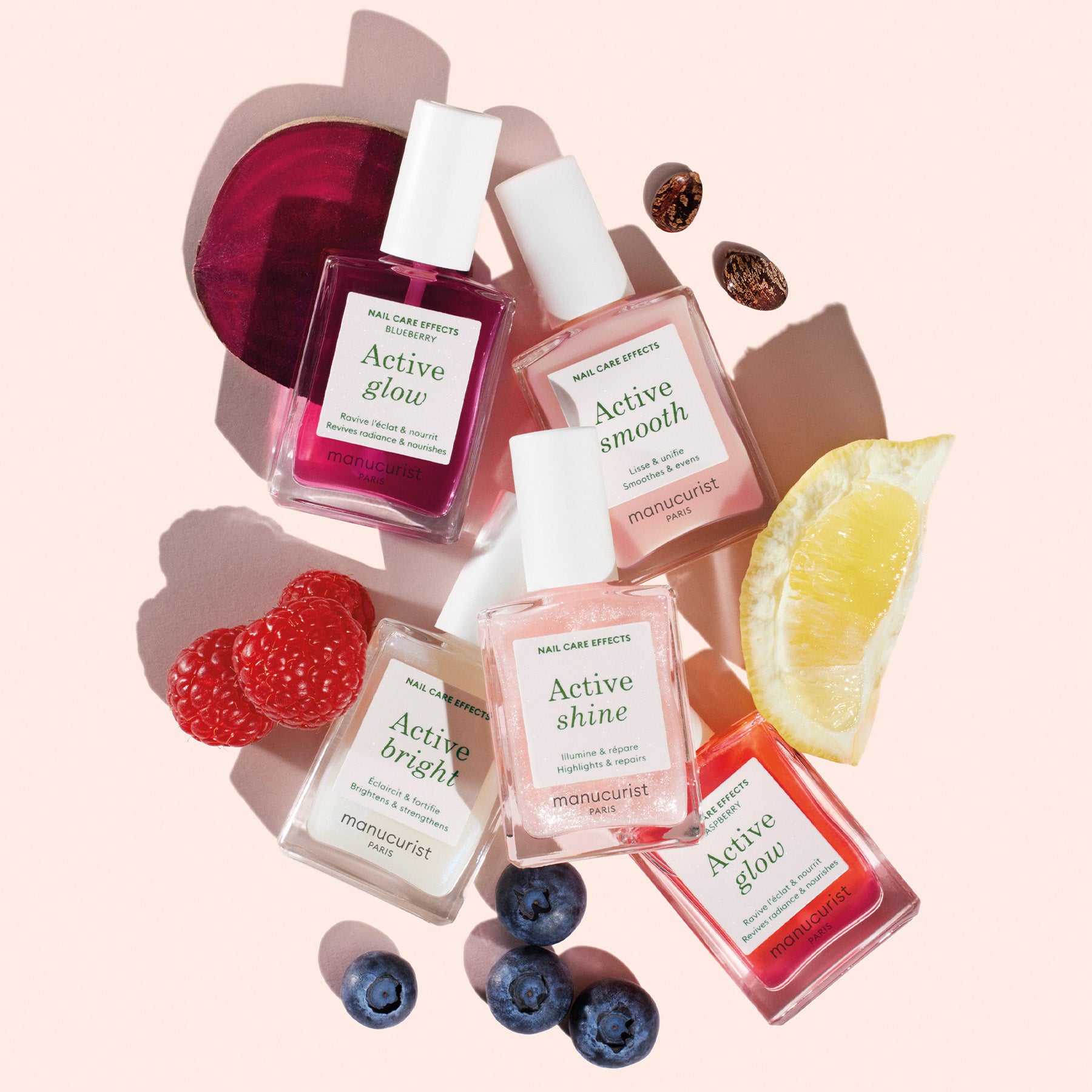 Manucurist Active Trousse Addict kit 3 vernis soin éclat