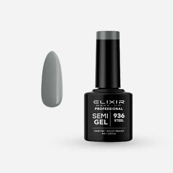 Élixir Semi Gel #936 Steel vernis semi-permanent 8 ml longue tenue