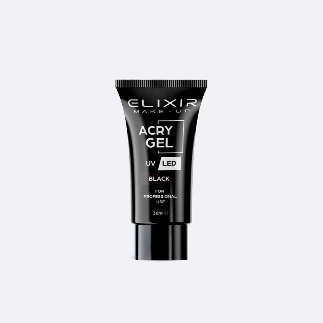 Élixir AcryGel #711 Gel Black 30 g résistant