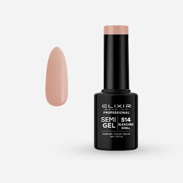 Élixir Semi Gel #514 vernis semi-permanent 5ml Bleached Shell