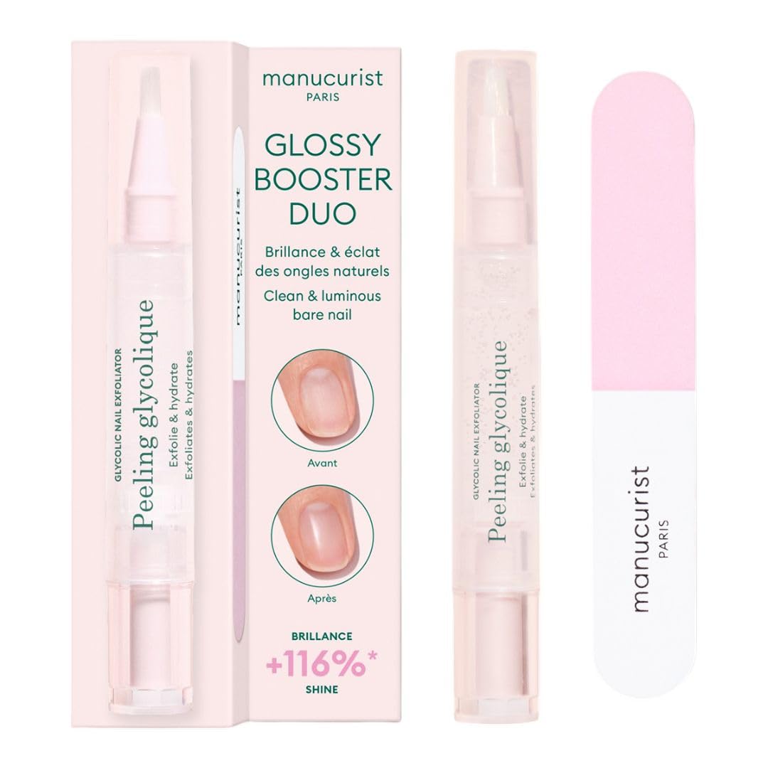 Manucurist Glossy Booster Duo kit manucure japonaise brillance