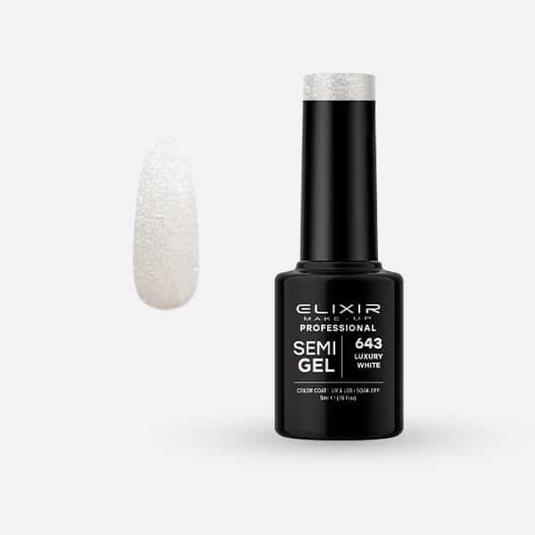 Élixir Semi Gel #643 vernis semi-permanent 5 ml blanc