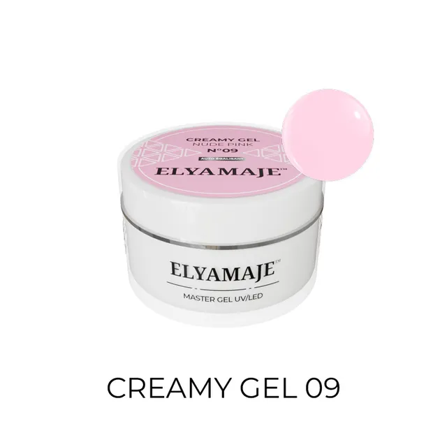 Elyamaje Creamy Gel n°9 Nude Pink gel construction nude