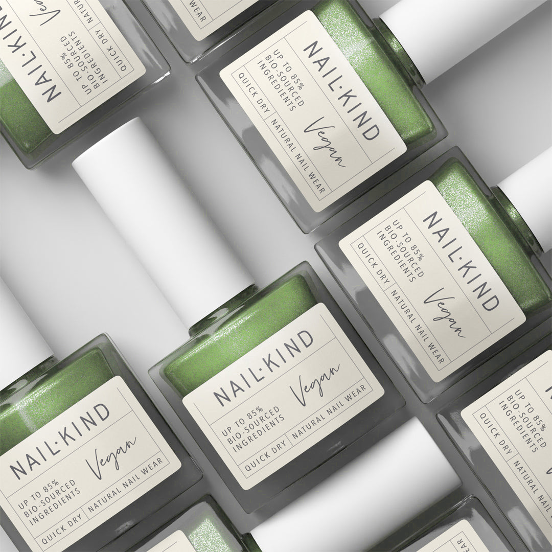 NAIL KIND The Colour Squad Mermaid Twinkle vernis vert scintillant