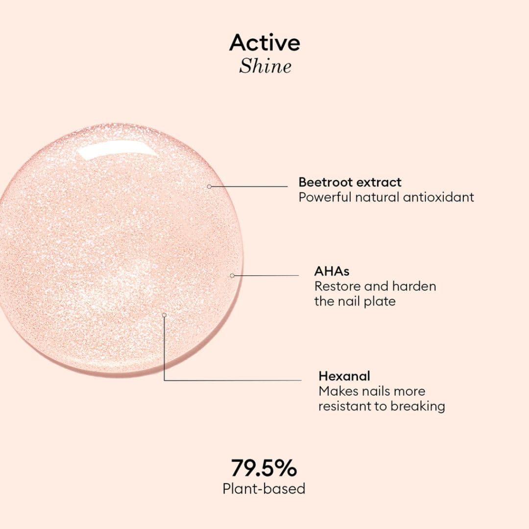 Manucurist Active Shine Nude vernis soin beige nacré