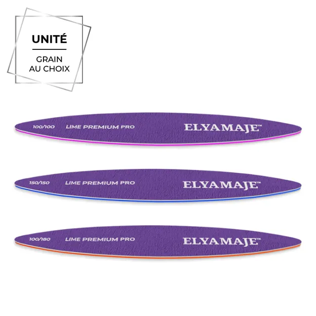Elyamaje Lime Ovale Pro lime ongle façonnage net