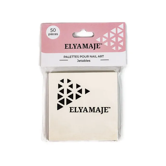 Elyamaje palettes jetables nail art 50 pièces hygiéniques