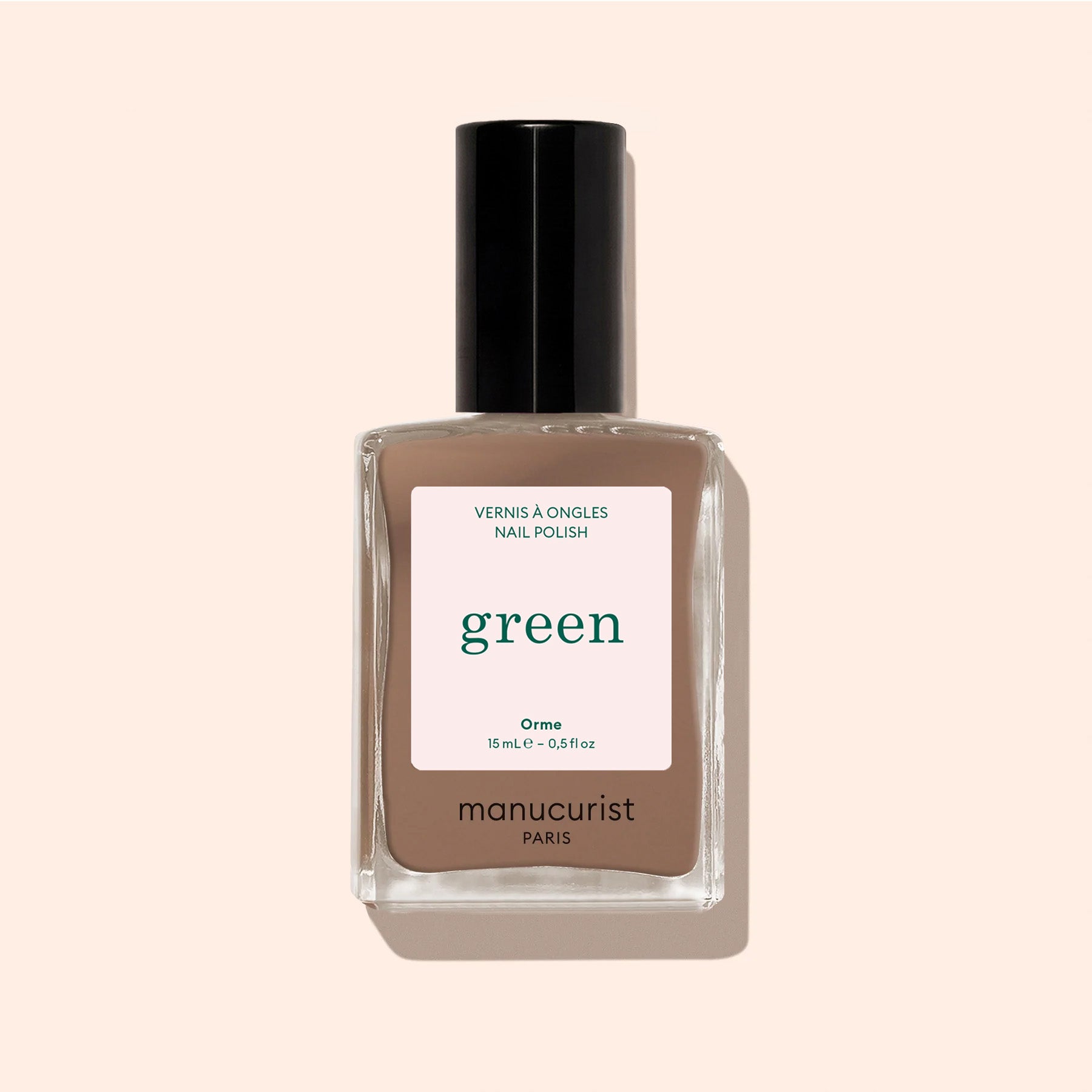 Manucurist Green vernis Orme marron café au lait
