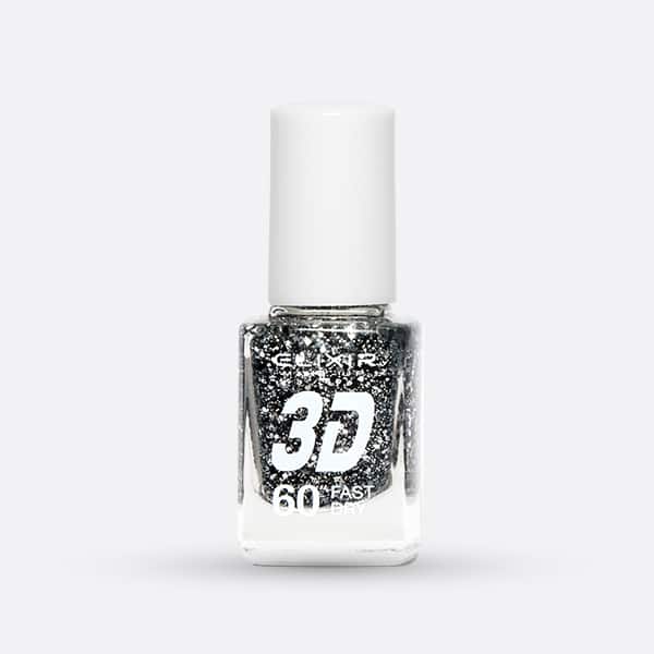 Élixir 3D #256 vernis à ongles pailleté séchage rapide